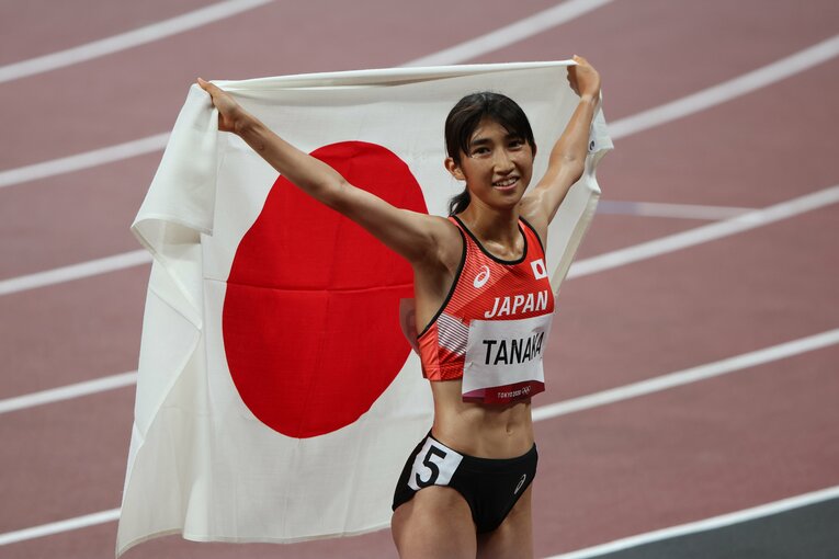 東京オリンピックでは1500mで日本人初の8位入賞　©︎JMPA