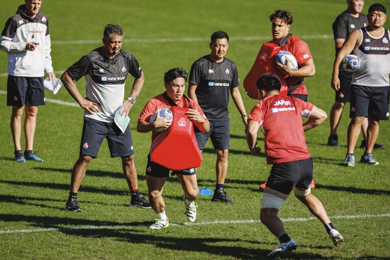 堀越康介（2023年ラグビーW杯・練習日）　©︎Kiichi Matsumoto