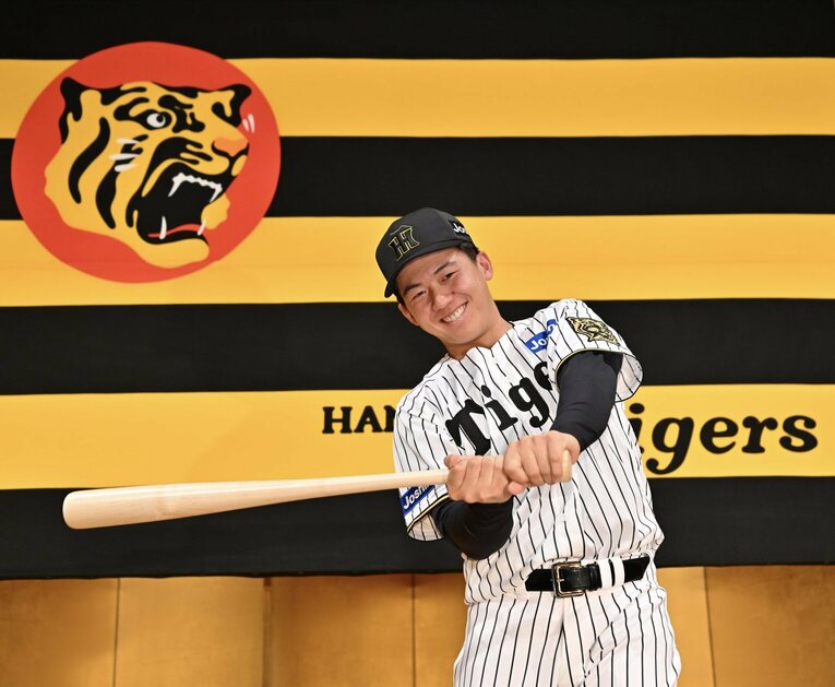 阪神のドラフト1位・立石正広　©️JIJI PRESS
