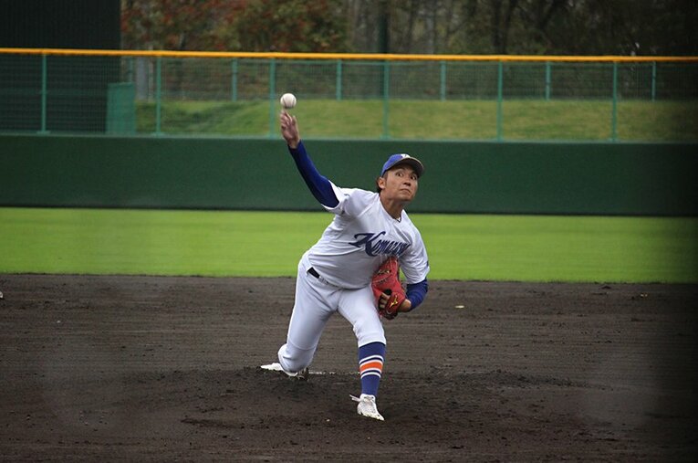 ドラフト1位候補・伊藤大海の投球　©Yu Takagi