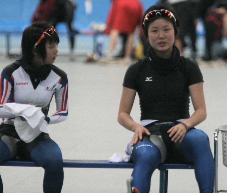 当時高3の高木菜那、高1の高木美帆