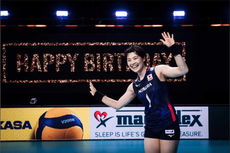 VNLベルギー戦　©︎FIVB