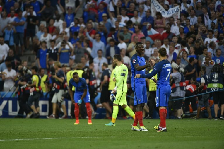 EURO2016でのポグバ　©Takuya Sugiyama