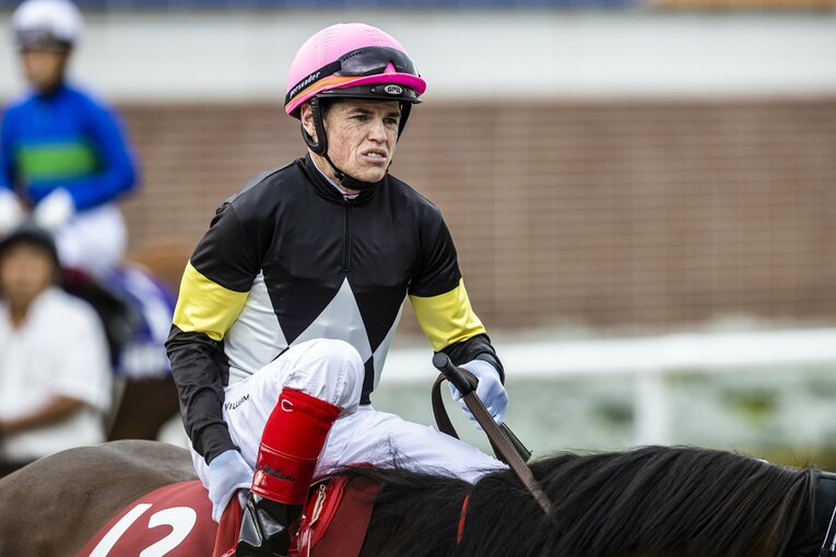 WASJ（ワールドオールスタージョッキーズ）で来日したC・ウィリアムズ ／ photograph by photostud