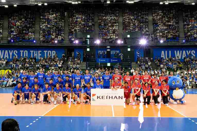 清水邦広の引退試合「GORI LAST MATCH」©︎OSAKA BLUTEON
