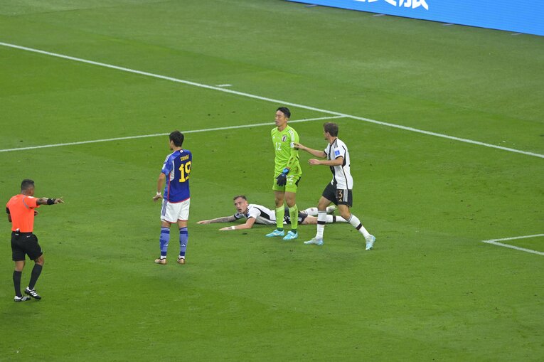 ドイツ戦　©Koki Nagahama／JMPA