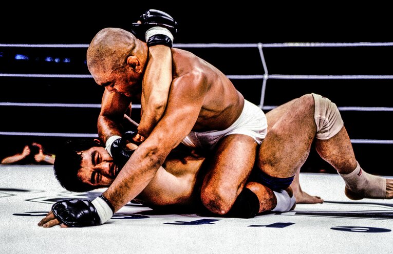 PRIDEの旗揚げ興行で高田延彦を圧倒し、グレイシー柔術の強さを満天下に知らしめた　©Susumu Nagao