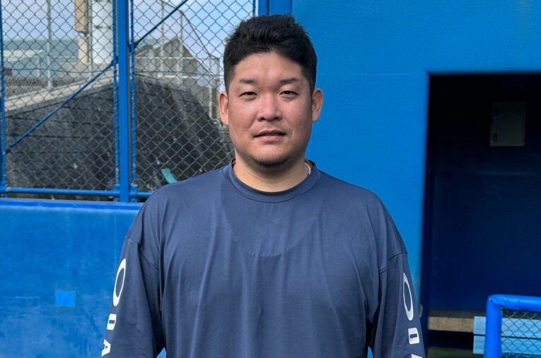 DeNA復帰2年目を迎える筒香嘉智が、沖縄での自主トレで打撃の感覚について明かした ／ photograph by Yasushi Washida