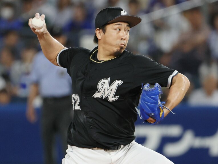 リリーバーを夢見ていた横山。守護神・益田は憧れの存在だ　©︎JIJI PRESS