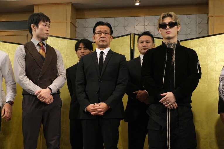 試合前の会見にて　©Norihiro Hashimoto