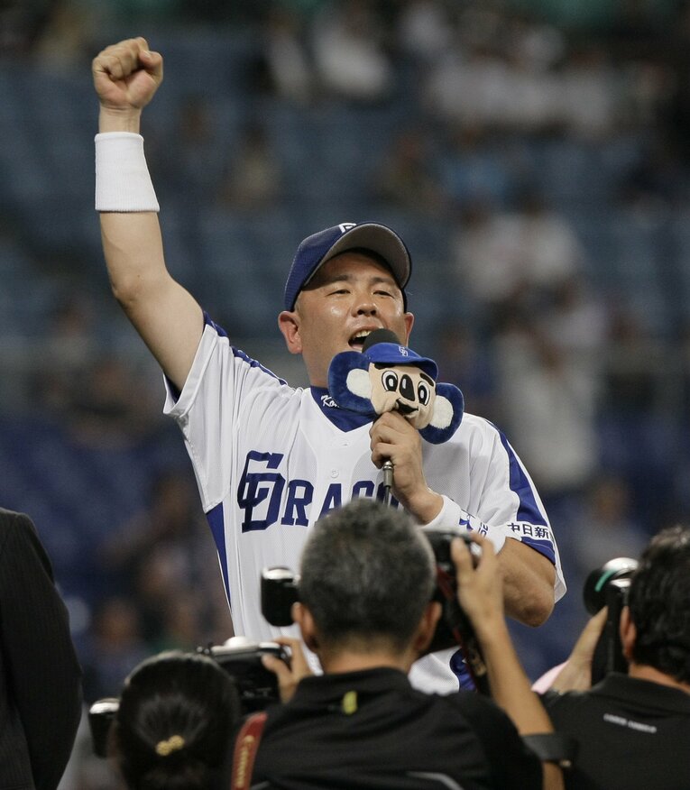 FAで巨人入りした野口の人的補償として中日に移籍した小田　©︎JIJI PRESS