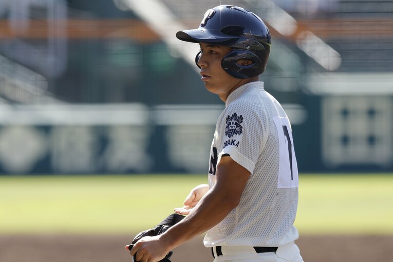 【2024年夏の甲子園】4番を打った徳丸快晴　©Shigeki Yamamoto