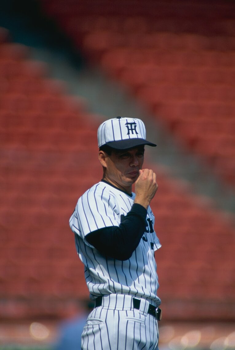1990〜95年途中まで阪神監督を務めた中村勝広　©Kazuaki Nishiyama
