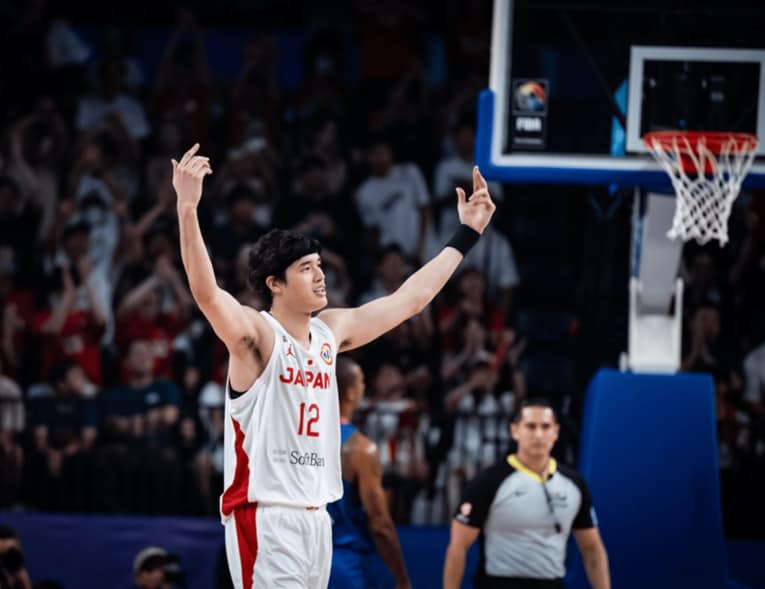 W杯カーボベルデ戦の渡邊雄太　©FIBA