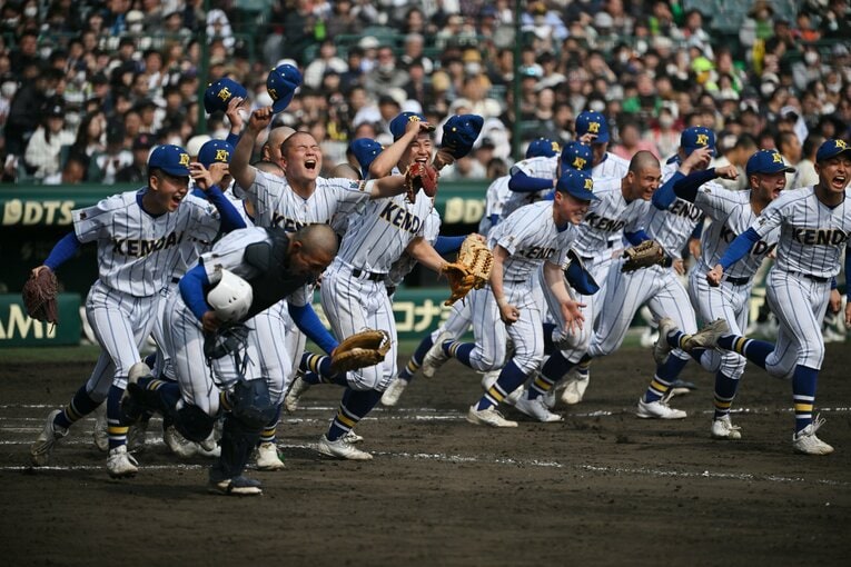 【2024年撮影】「五厘刈りは…チームで統一した」健大高崎　©Hideki Sugiyama