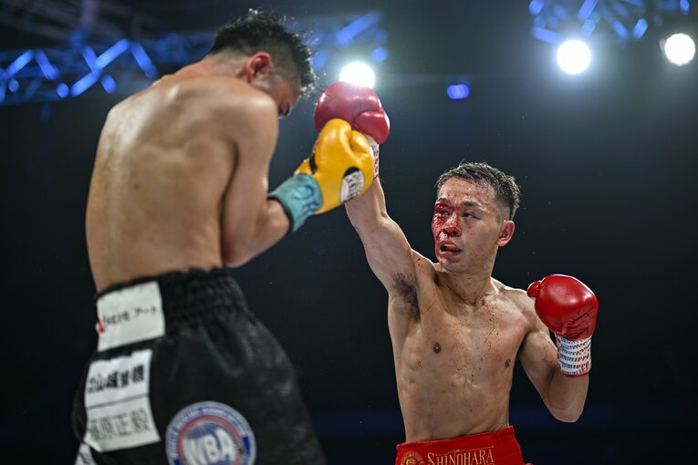 WBA世界バンタム級タイトルマッチ・堤聖也vs比嘉大吾（2025年2月）©Hiroaki Finito Yamaguchi