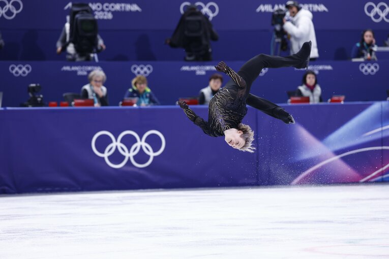 【五輪フィギュアの魔物】ミラノ・コルティナ五輪でのマリニン（写真は右に続きます）　©Sunao Noto/JMPA