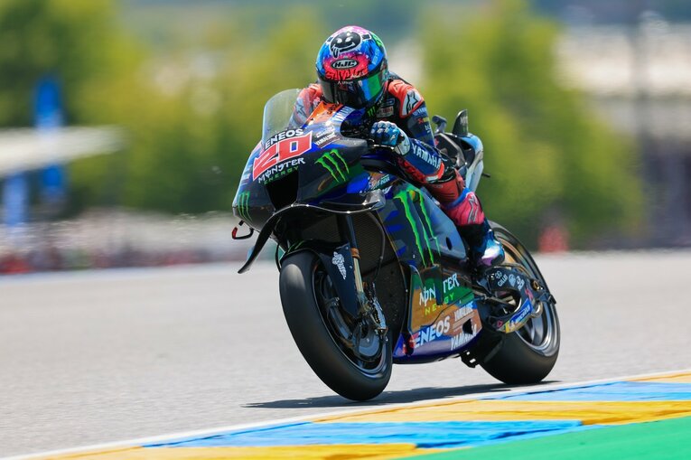 チャンピオンらしい走りを取り戻しつつあるクアルタラロのフランスGP　©Satoshi Endo