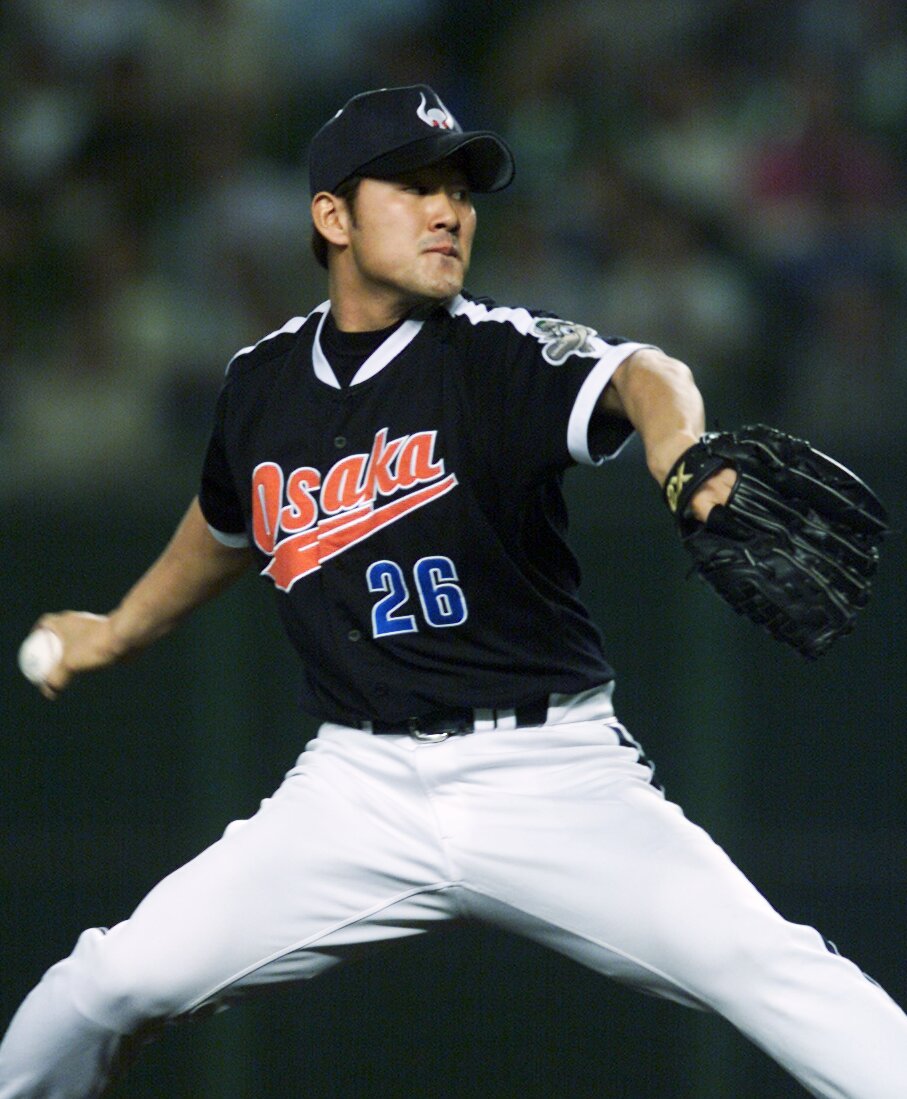 近鉄時代の三澤さん　©JIJI PRESS