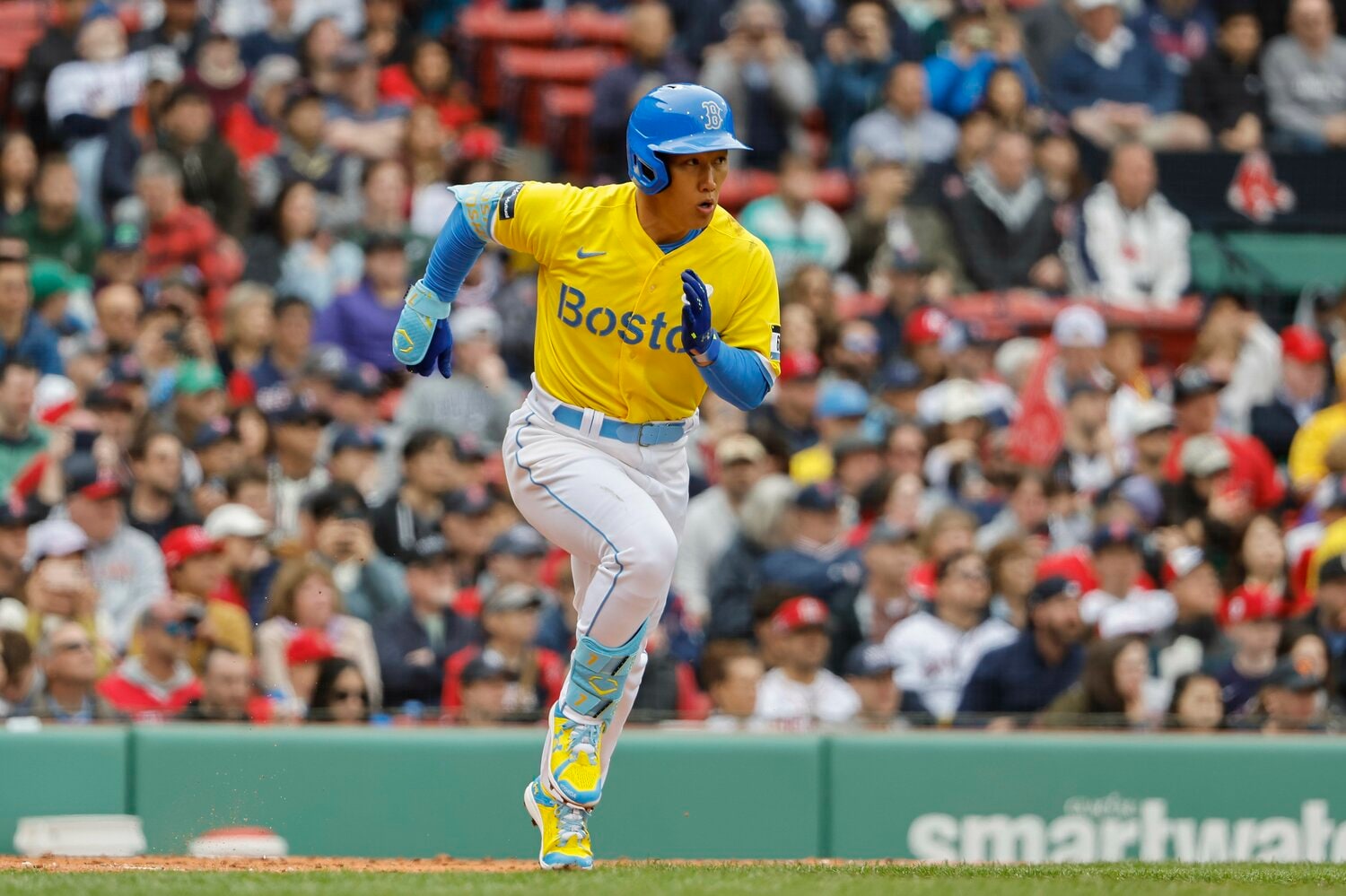 人間性も高く評価される吉田正尚　©️Getty Images