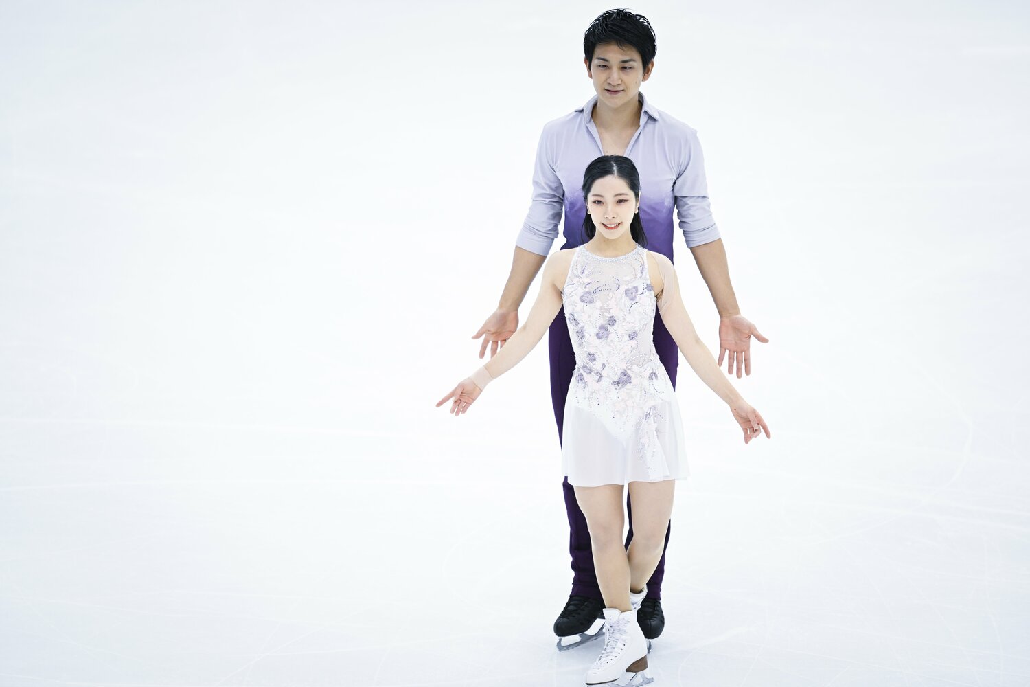 フリー演技のスタートの場面 ©Asami Enomoto