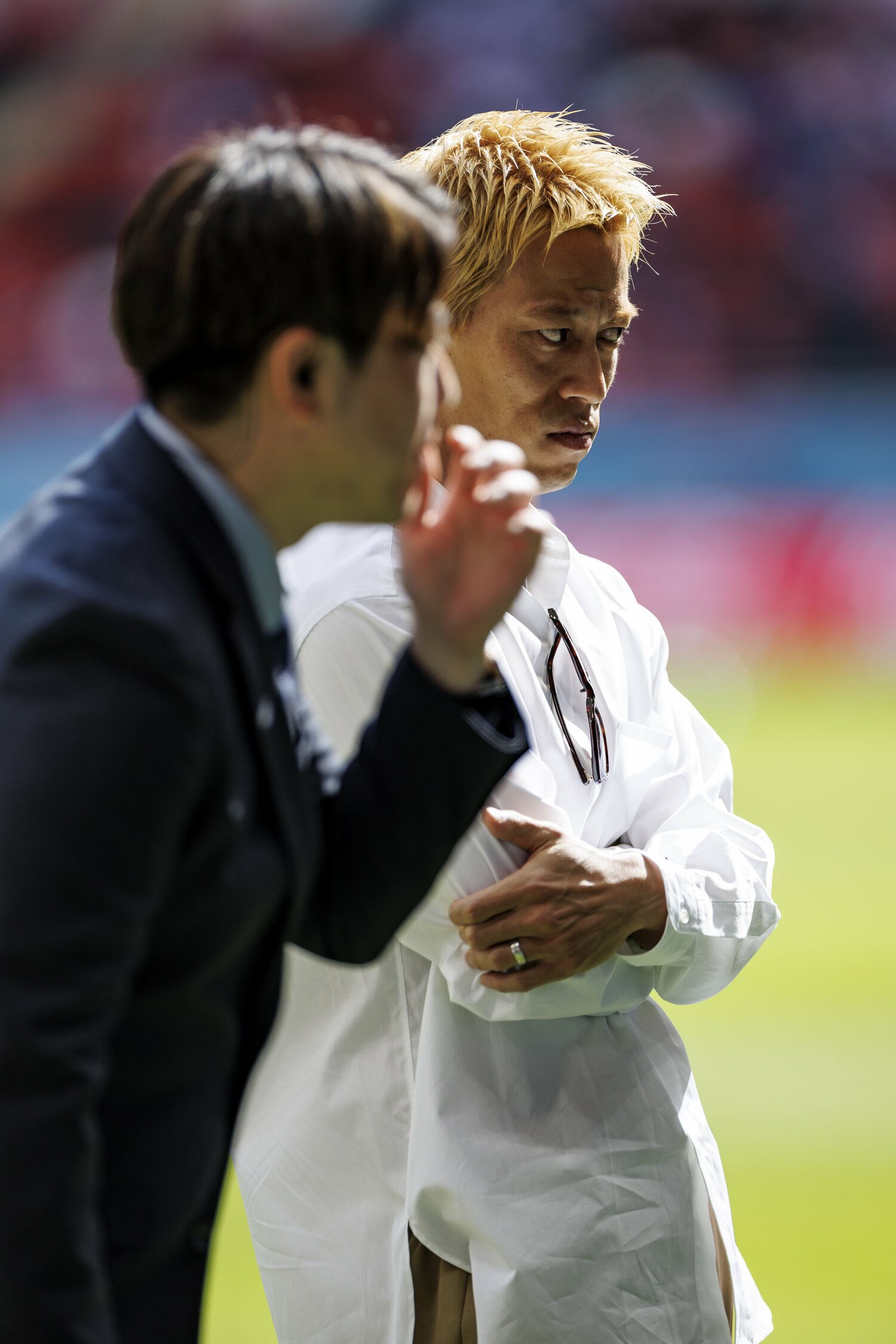 カタールW杯での本田圭佑 ©Kiichi Matsumoto/JMPA