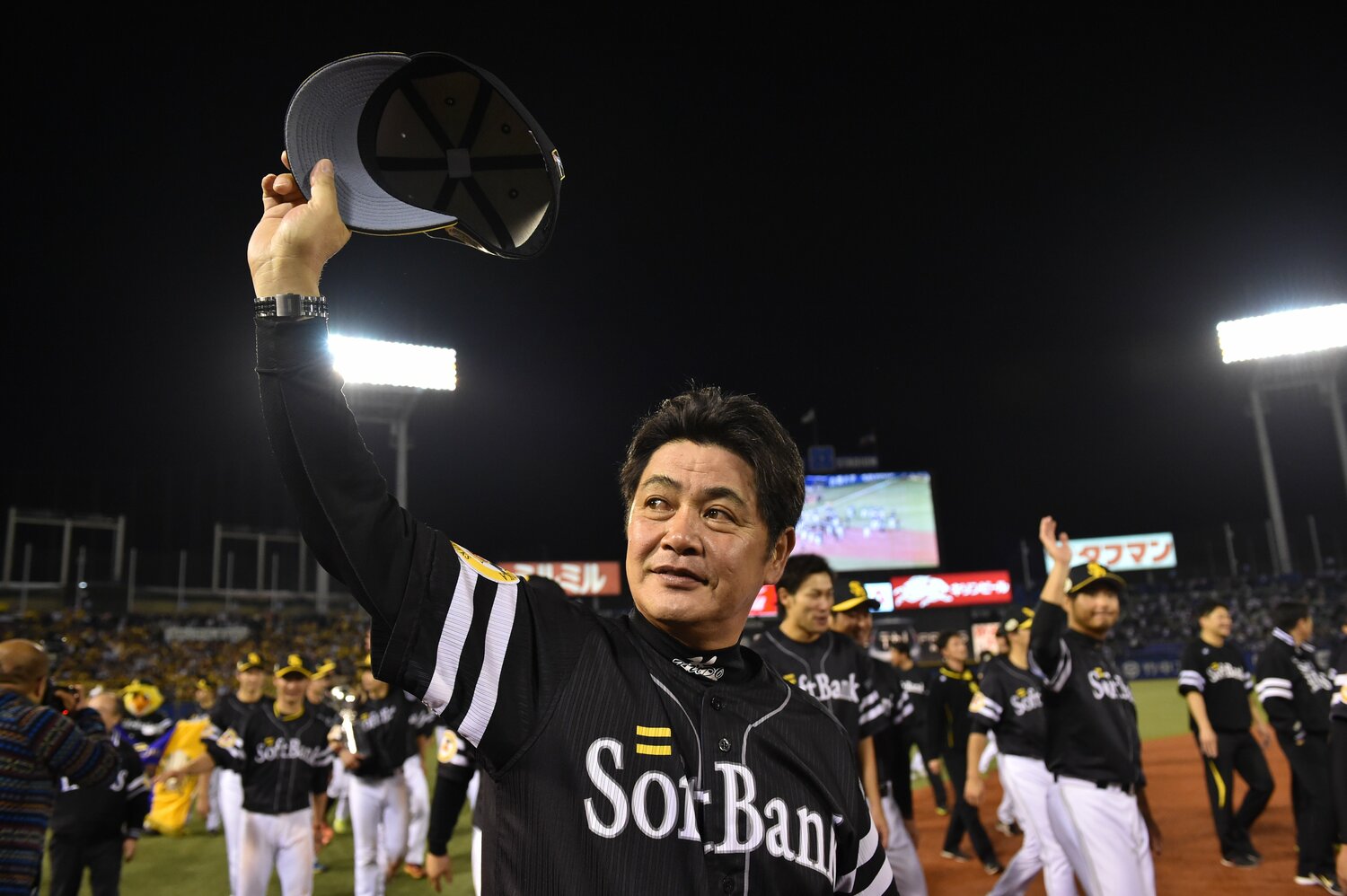福岡ソフトバンクホークスを率いた2015年から7年間、3度のリーグ優勝と5度の⽇本⼀に導いた名将 ©Hideki Sugiyama