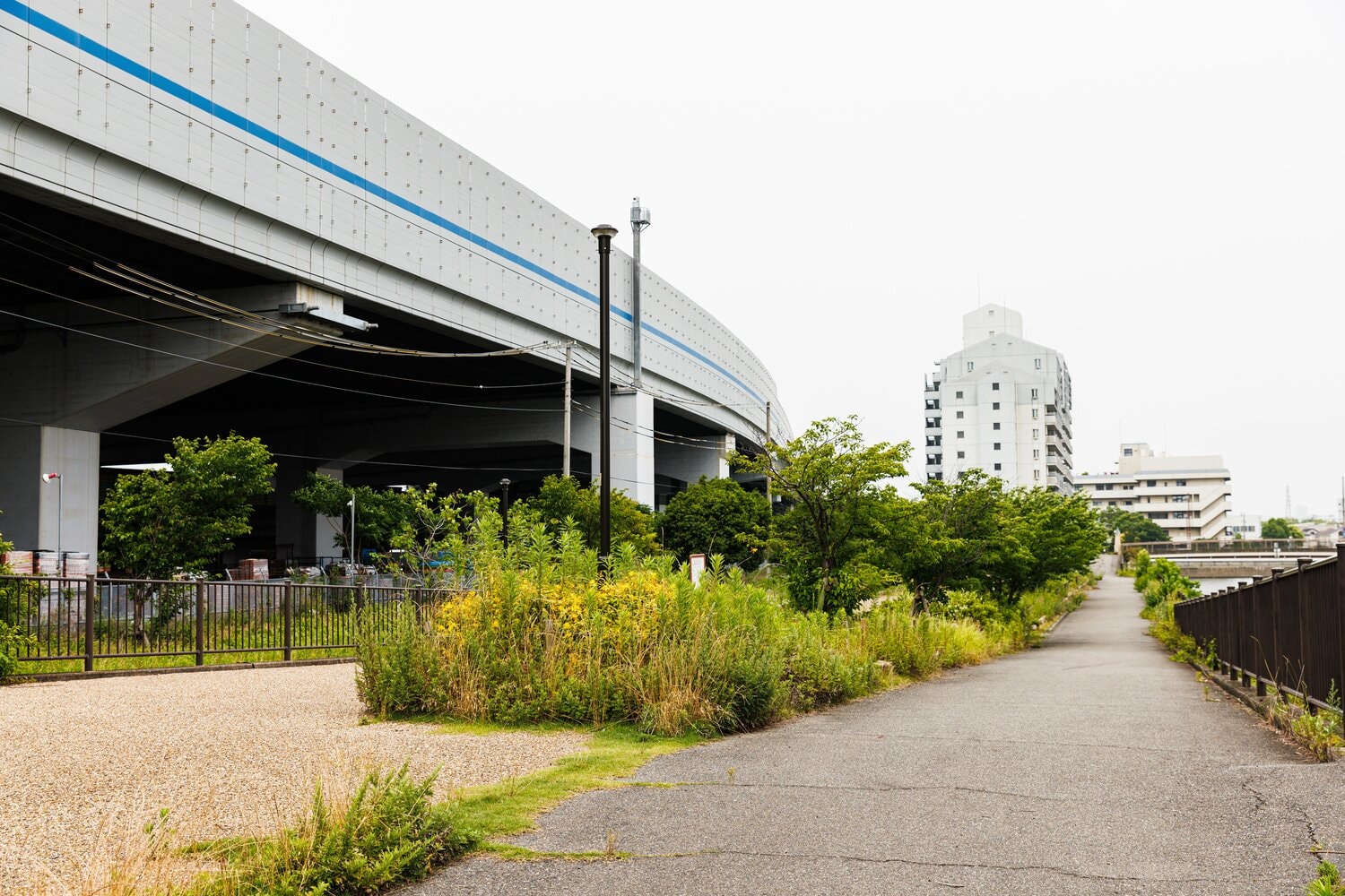 国鉄福知山線の支線(尼崎港線)の終着駅、尼崎港駅の跡地
