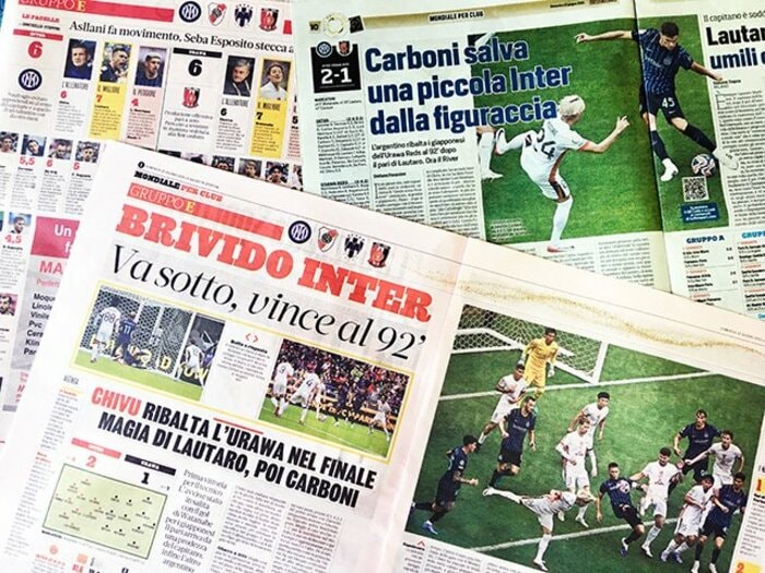 酷評一転「レッズサポの礼儀を称えよ」イタリア人がクラブW杯の浦和に“熱い手のひら返し”「インテル0－5だな」「ワタナベ、お前がバロンドール」＜Number Web＞ photograph by Takashi Yuge