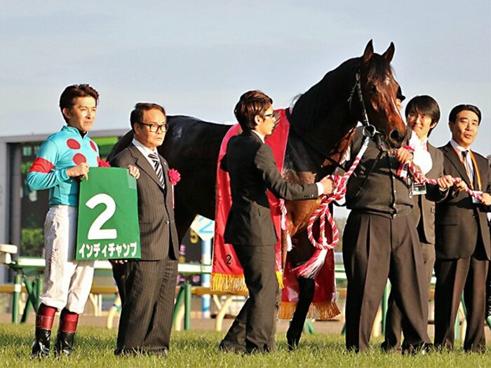 出遅れて、早めに先頭に立って完勝。東京新聞杯でマイル戦線に新星登場。＜Number Web＞ photograph by Satoshi Hiramatsu