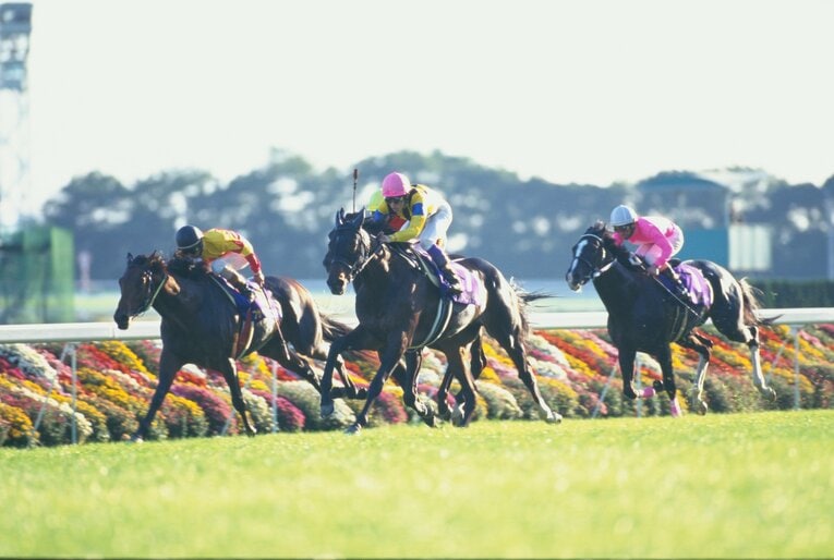 1996年の菊花賞。ダンスインザダークで惜敗したダービーの雪辱を果たした　©Tomohiko Hayashi
