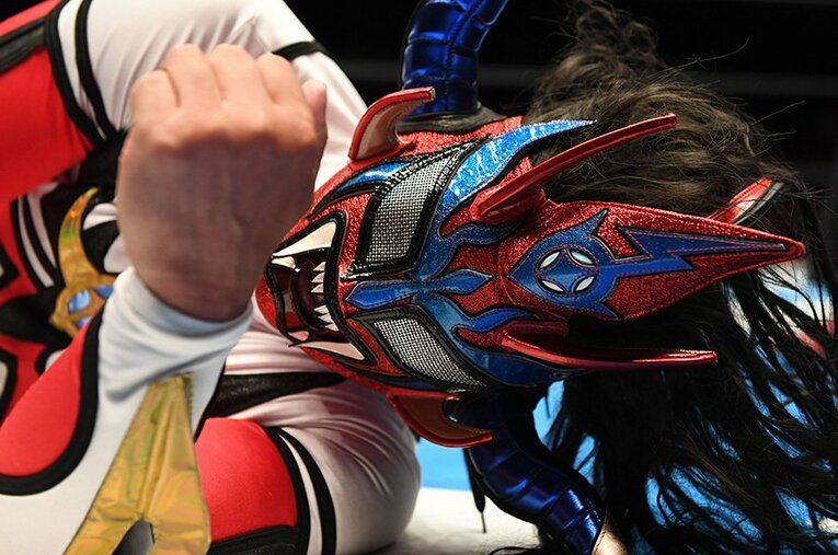 負け続ける獣神サンダー・ライガー。その小さな身体にヘビー級をも越える破壊力を宿した“怒りの獣神”として、再び降臨できるか……。 ／ photograph by Essei Hara