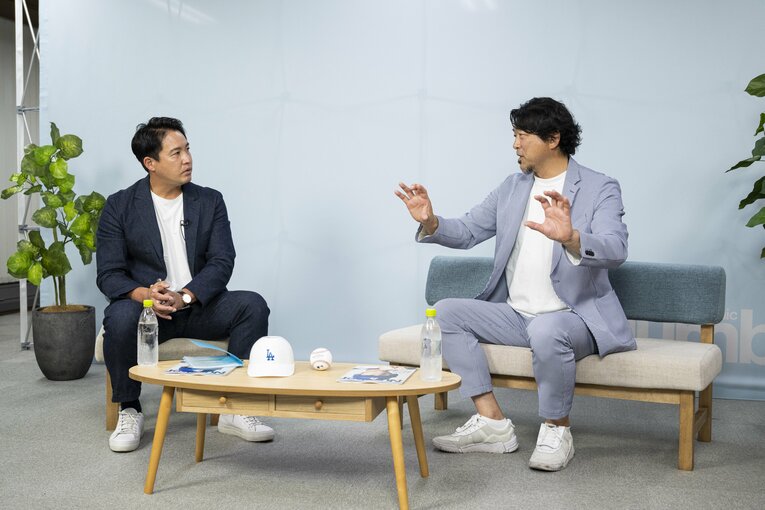 「Number PREMIER」で五十嵐亮太氏と対談した　©Tomosuke Imai