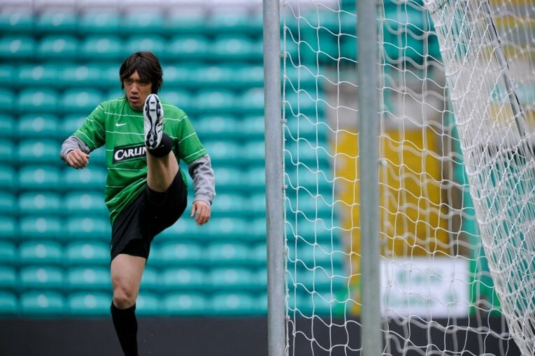 セルティック時代の中村俊輔　©Sports Graphic Number