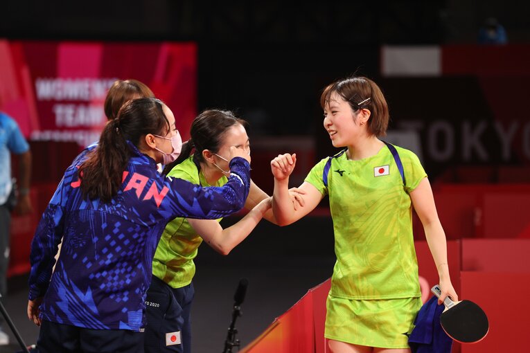 「ダブルスを石川さんと戦えて、すごく心強いです」 卓球女子団体のカギを握る平野美宇にチームが伝えていたこと(3)