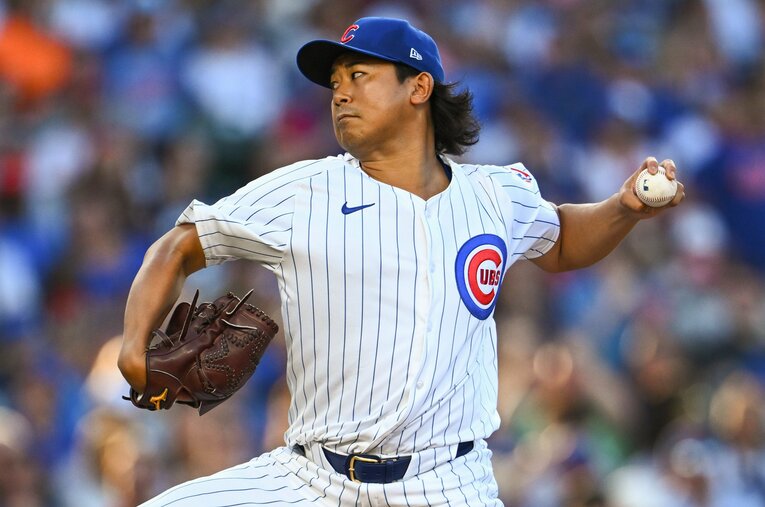 今季からカブスで活躍する今永昇太。DeNA時代にドラ1指名を決めた元GMの高田繁氏は、活躍の理由について「よくわからない」と本音も ／ photograph by Getty Images