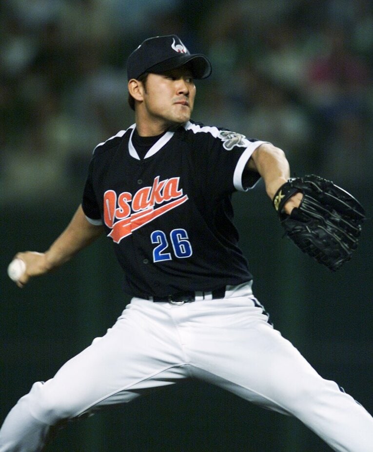近鉄時代の三澤さん　©JIJI PRESS