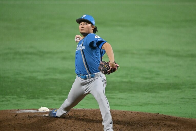 ［第3戦］堂々たるエースの投球の伊藤　©Hideki Sugiyama