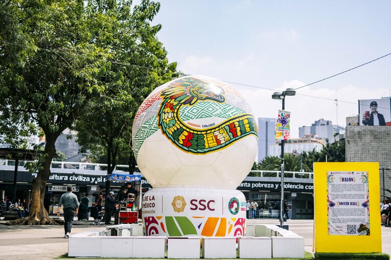 W杯開催地メキシコシティの様子（写真は右に続きます）©Kiichi Matsumoto/JMPA