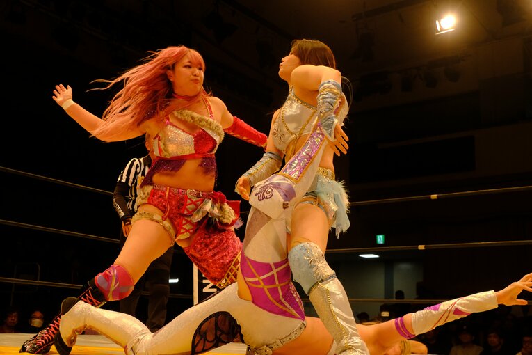 マリーゴールドの人気女子レスラー・後藤智香　©Norihiro Hashimoto