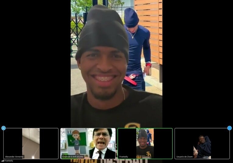 日本語授業風景　写真：球団提供