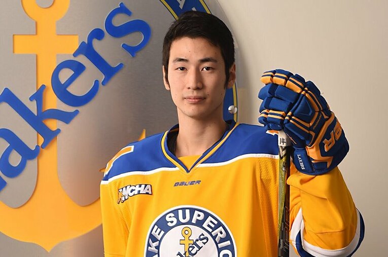 NHLを目指す三浦優希。現在はレイクスーペリア州立大学に通う4年生だ ／ photograph by Lake Superior State University Hockey Team