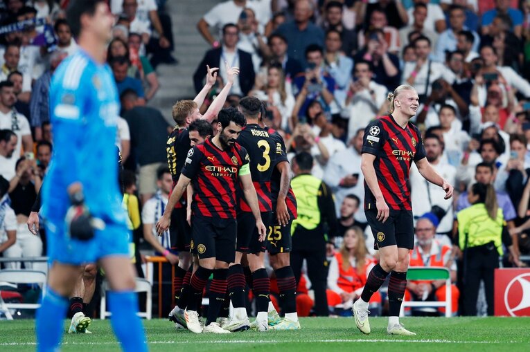 CLマドリーvsマンCでカメラマンが見た“世界の超一流”ビニシウスとデブライネ超絶弾、モドリッチの頭脳、グリーリッシュの筋肉美…(35)