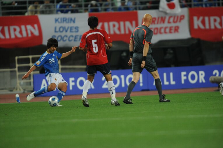 2009年5月27日、キリンカップ・チリ戦　©︎Naoya Sanuki