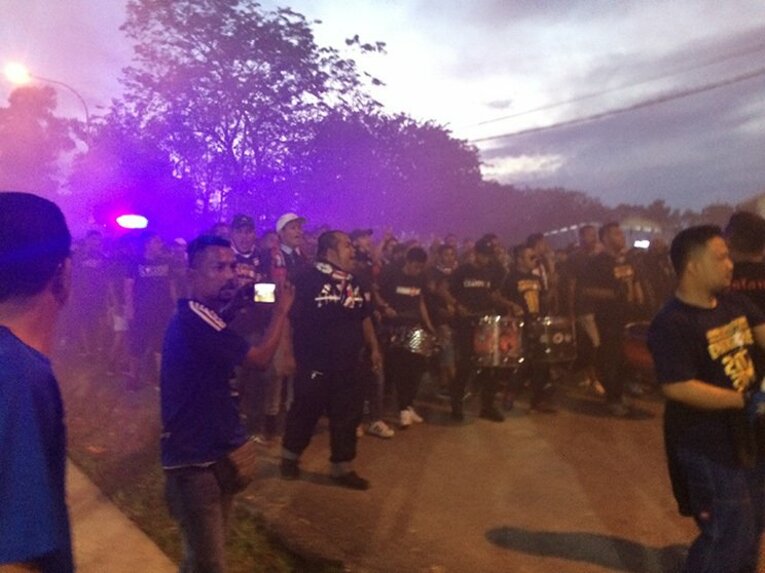 「ジョホールバルの歓喜」から20年――。ラーキンスタジアムの今を訪ねた。(2)