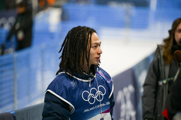 ミラノ五輪男子ハープパイプ決勝【スワイプするとそのほかの写真もご覧になれます】　©Nanae Suzuki／JMPA