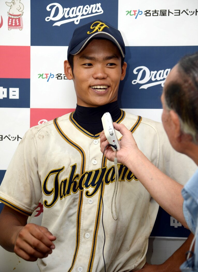 中3時（飛騨高山ボーイズ所属）©Sankei Shimbun