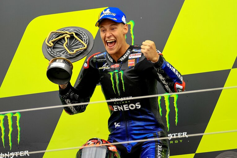 イギリスGPで今季5勝目を挙げたクアルタラロ。最高峰クラスの王座を獲得すれば、フランス人として初の快挙となる