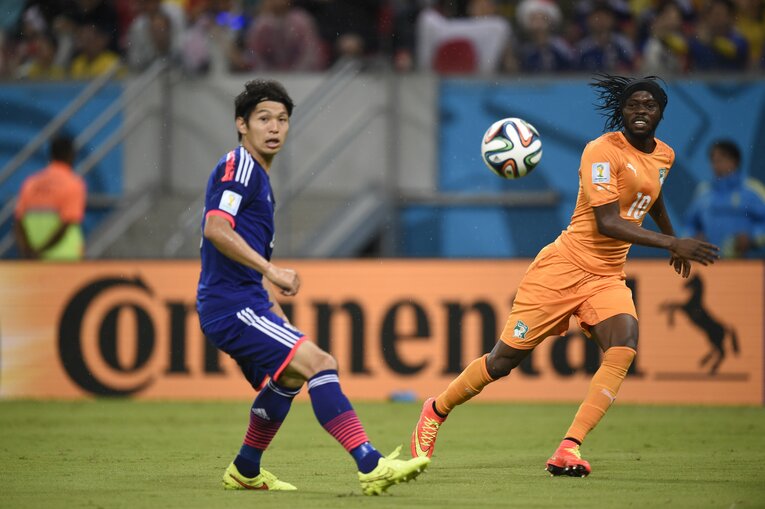 2014年W杯・森重真人　©︎Takuya Sugiyama/JMPA