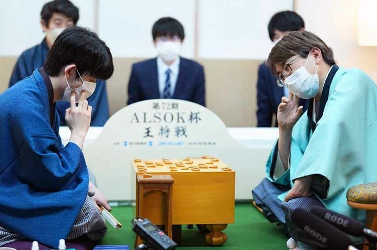 2023年の王将戦　©JIJI PRESS